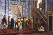 Jean - Leon Gerome The Blue Mosque USA oil painting artist